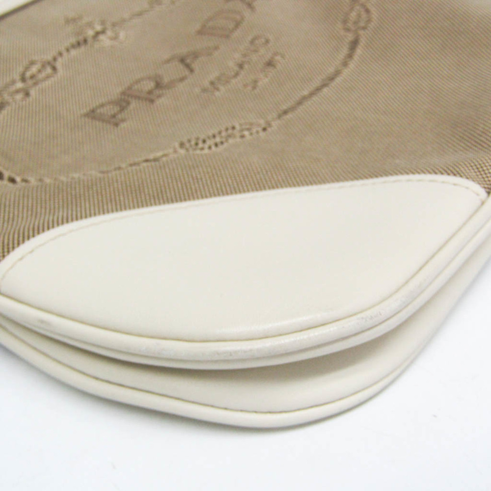 PRADA Cream Leather Shoulder Bag - Picture 5 of 14
